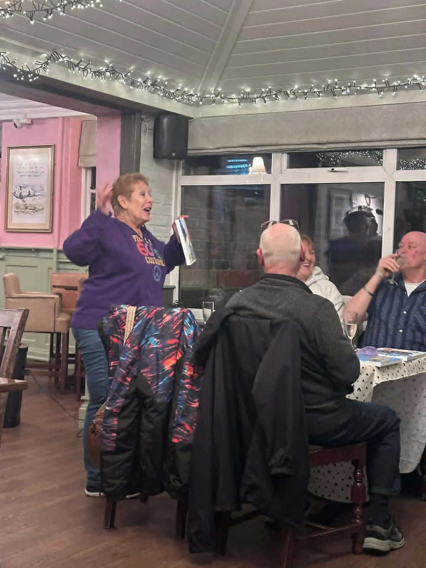 Live entertainment night at the pub