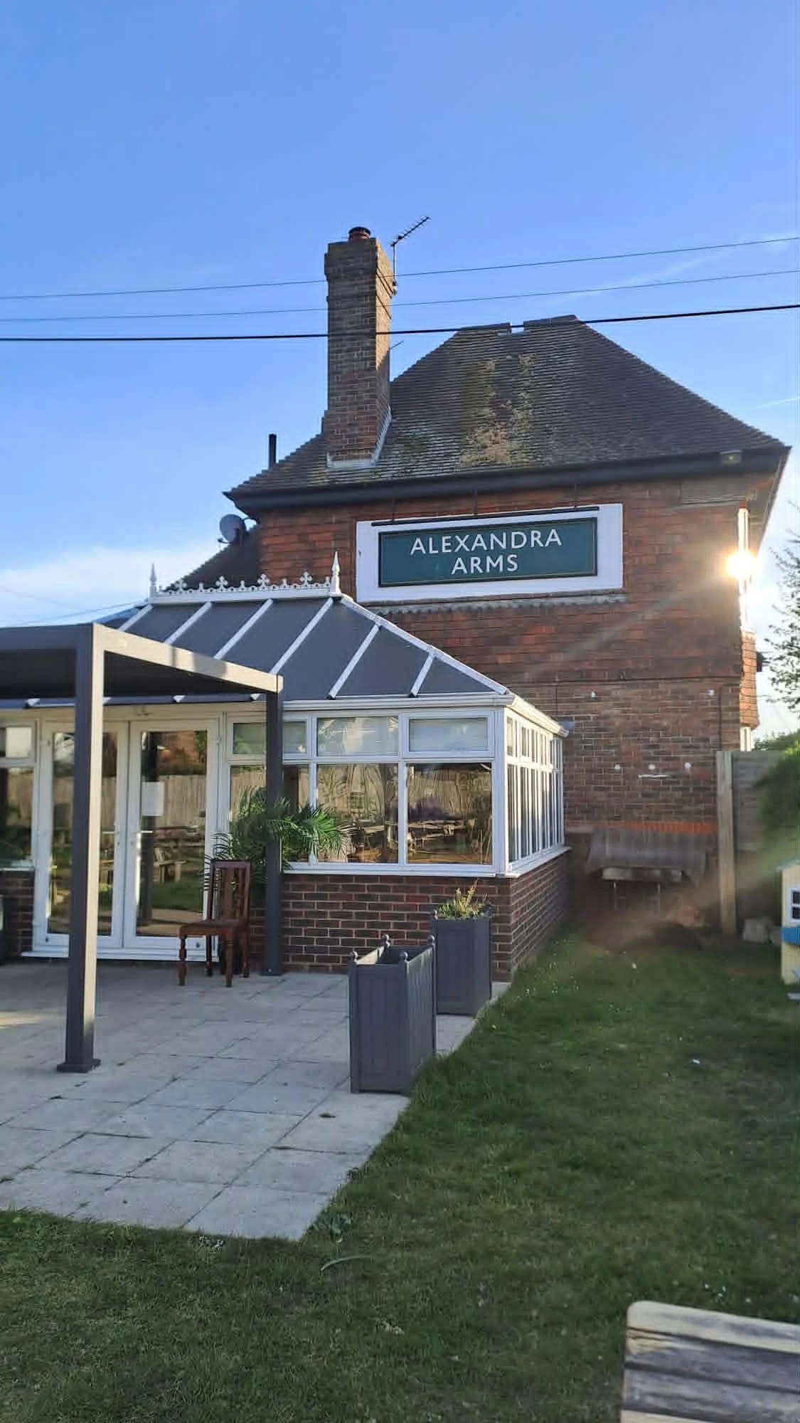 The Alexandra Arms exterior and garden